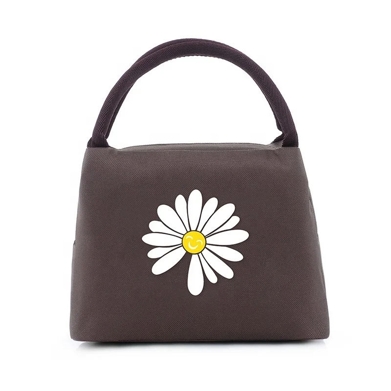 

Original Daisy student cartoon insulation cheap cute cold picnic children lunch box bag for girls