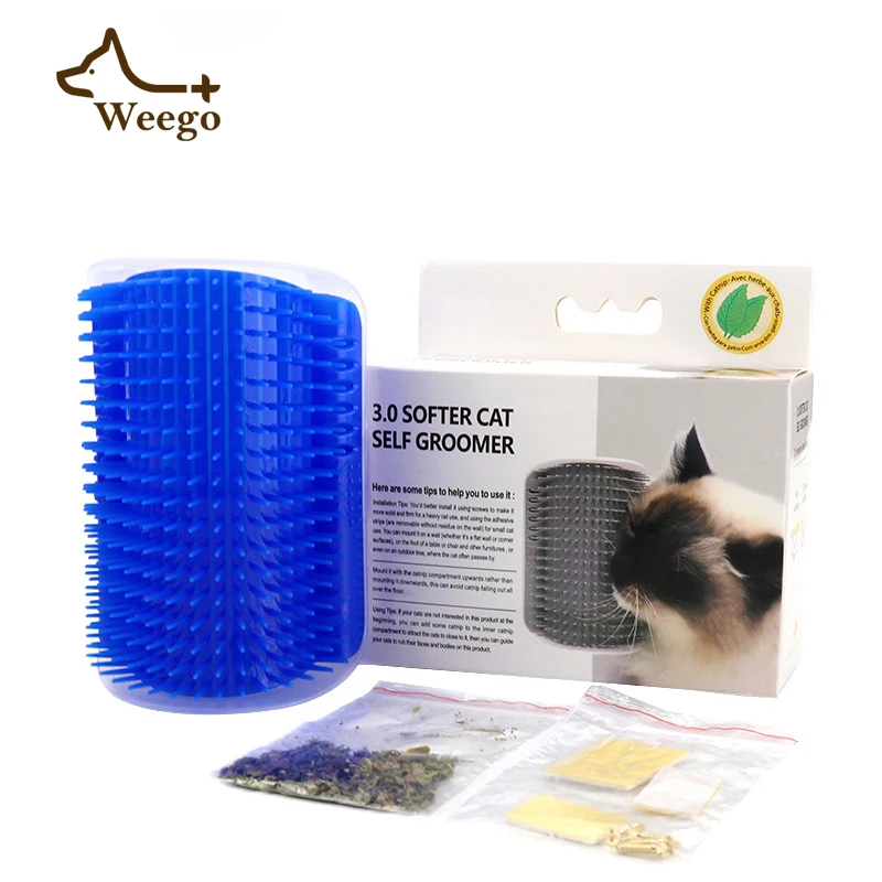 

Weego Factory Direct Sales Cats Brush Corner Cat Self- Massage Brush Comb Pet Scratching Brush