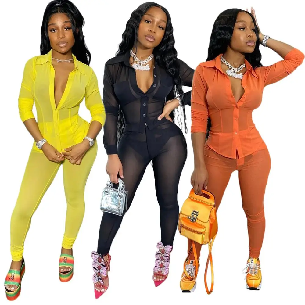 

Women Slim 2 Piece Set Clothing Jumpsuits Biker Short Sets Pants Women Two Piece Set Clothing