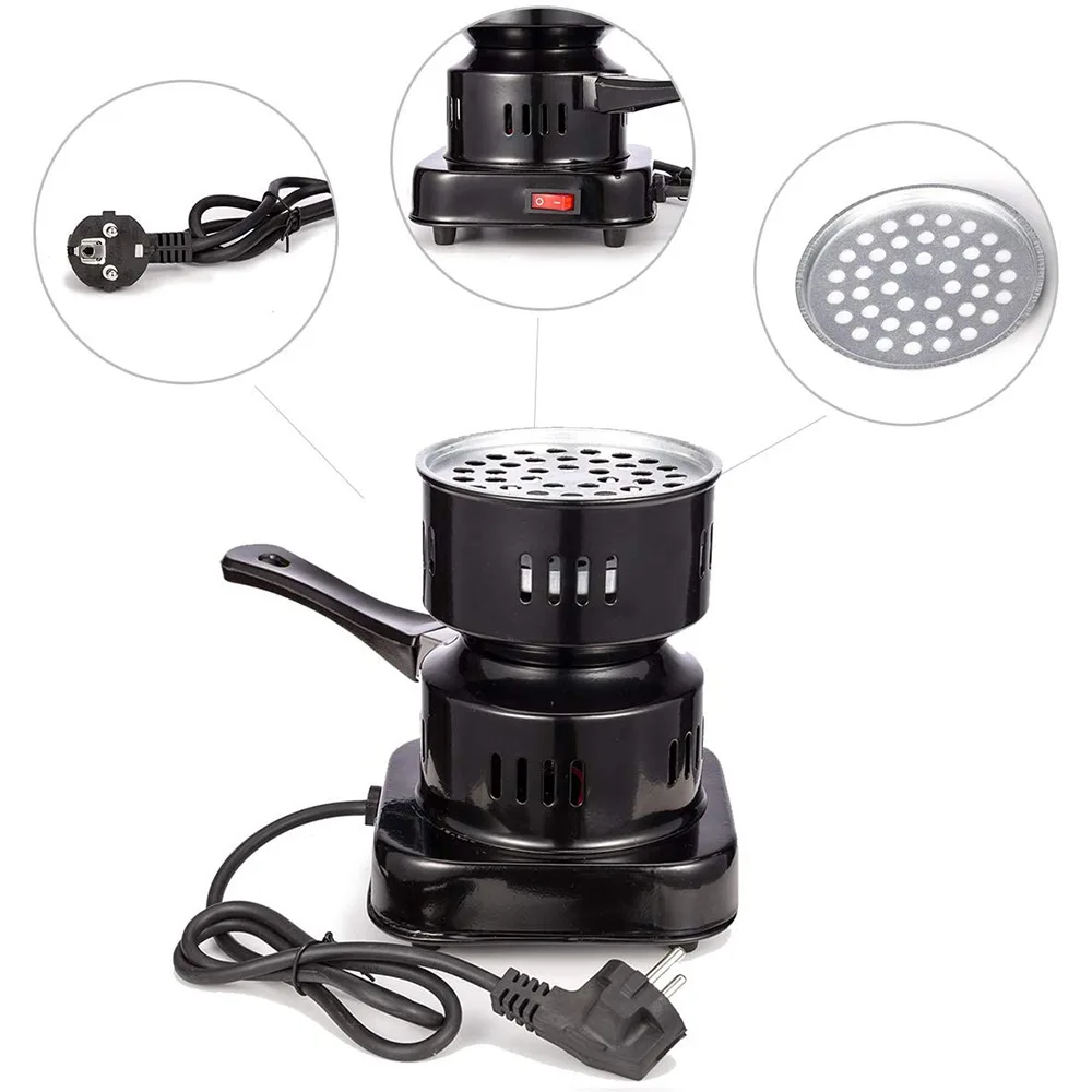 

1000w Arab Hookah Charcoal Burner Starter 220V Electric Shisha Coal Lighter Tea Coffee Heater Electronic Mini Hot Stove EU-Plug