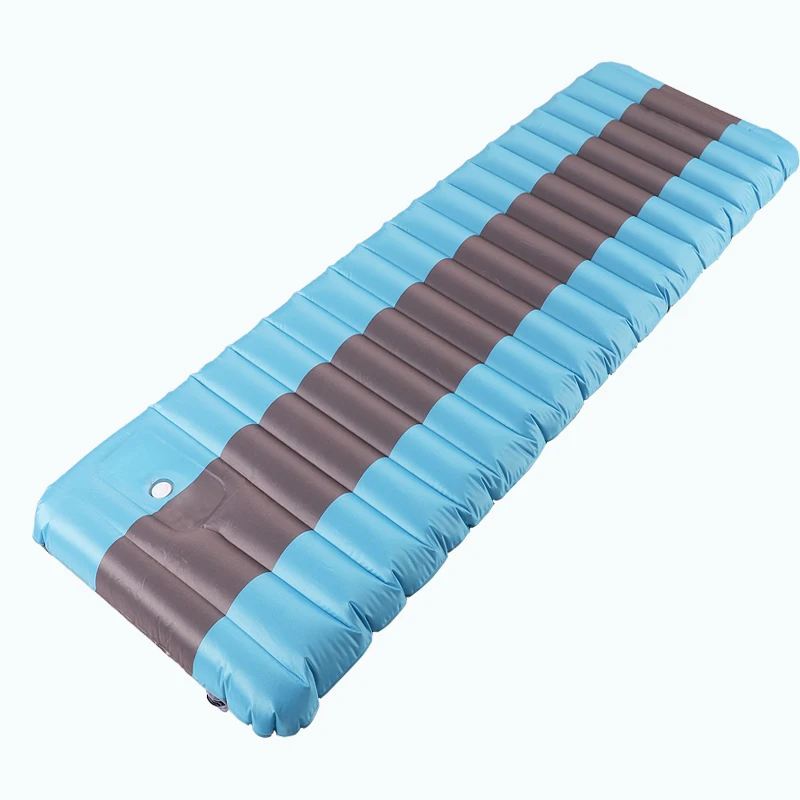 

PVC 185*60*12cm 1.5KG self-inflating ultralight foot pump inflatable sleeping pad, Customized color