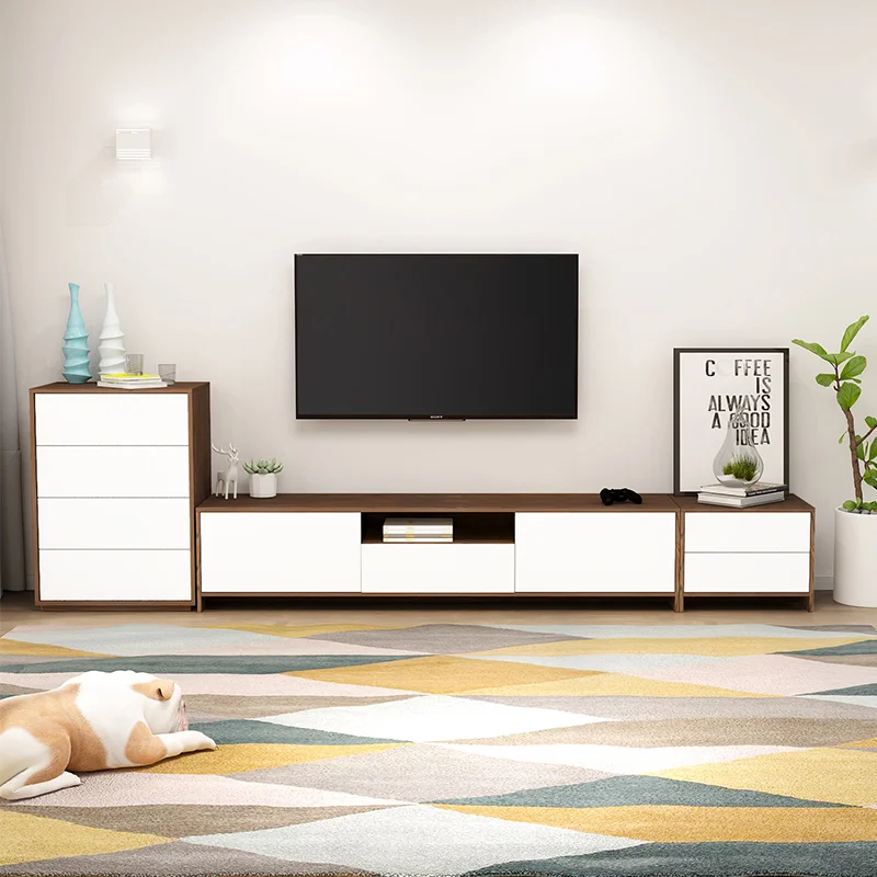 Modern contemporary TV cabinet wooden tv stand furniture