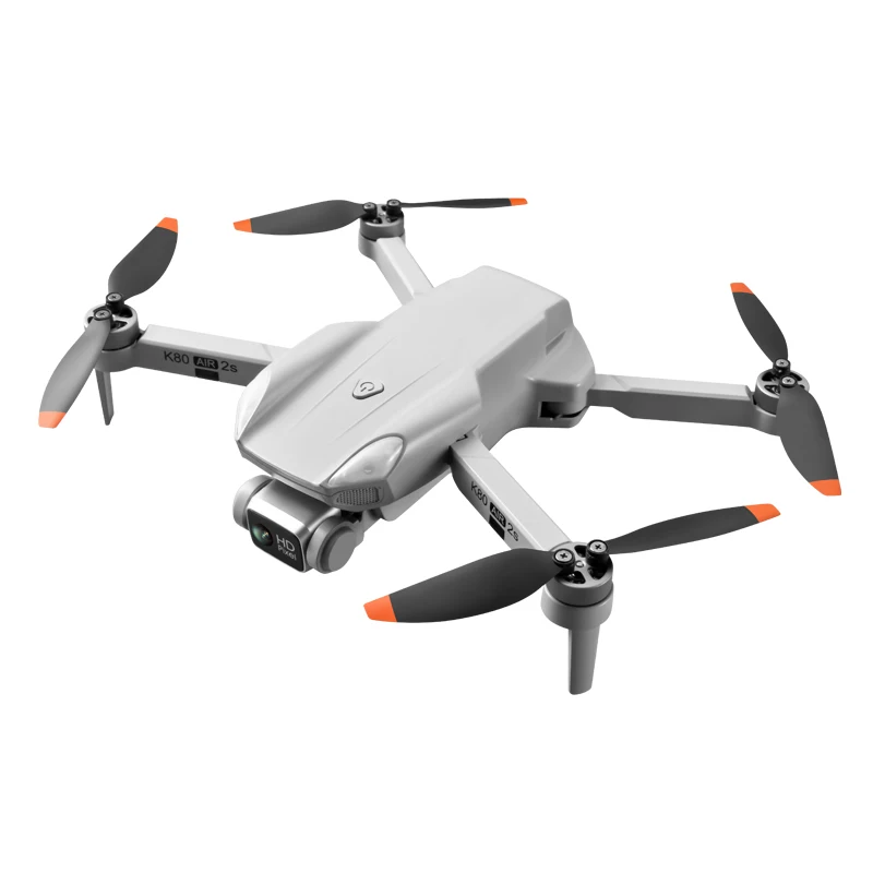 

K80Air2s Folding UAV brushless GPS positioning aerial 5g 4-axis aircraft drone VS DJIAir2s drones with camera hd 4k profesional, Gray