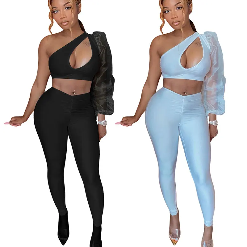 

FS3656A 2021 summer 2 pieces set plus size women clothing