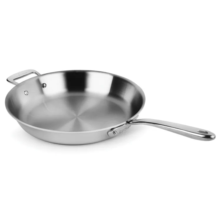 

Hot sales 31/33/35cm triply stainless steel fry wok non-stick coating frying pan