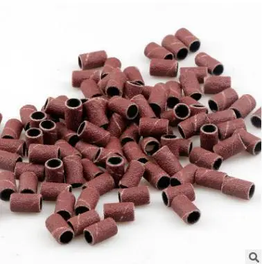 

100pcs per bag Nail Art Sanding Bands File For UV Gel Acrylic Polish Remover For Electric Nail Machine Nail Drill Bits