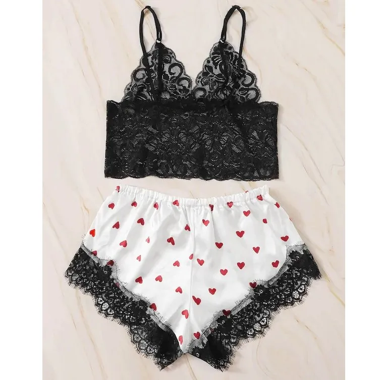 

Sfy1120 hot sale sexy underwear 2 pieces set lace bra see through with bow women panties set