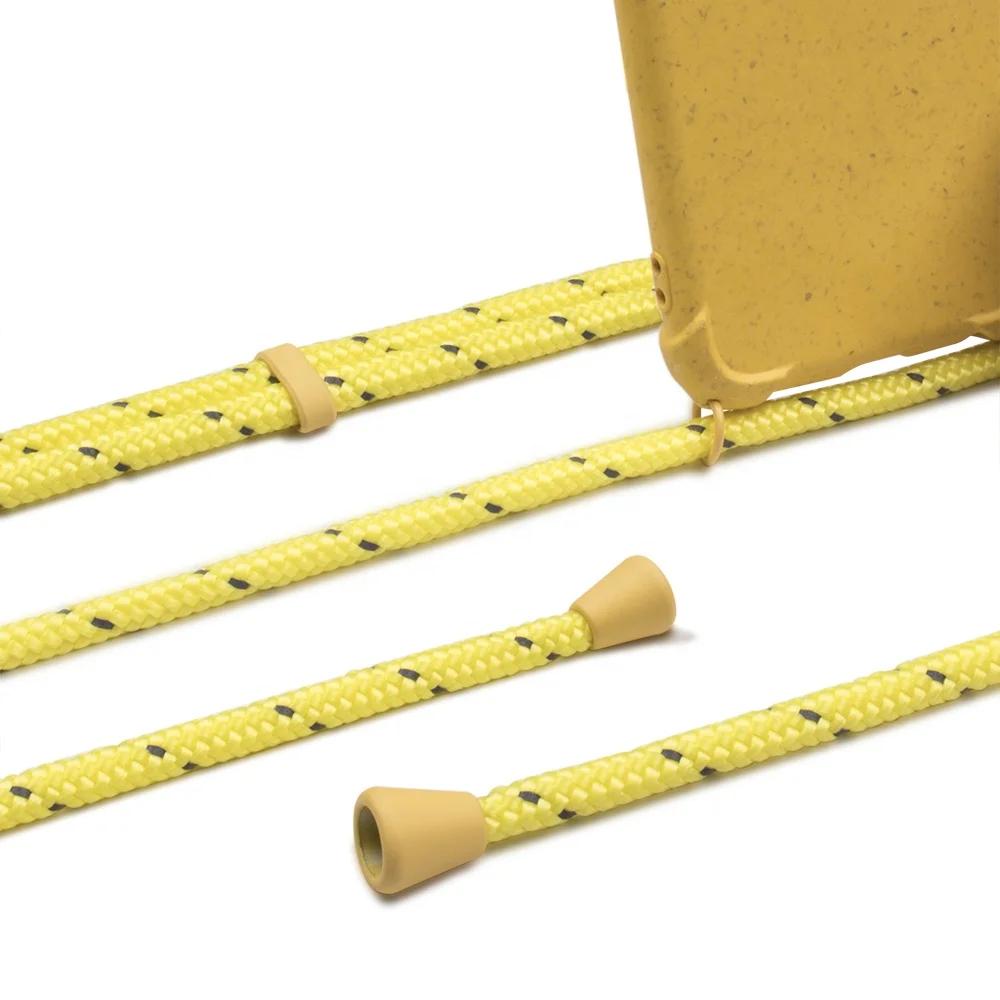 

Luxury new material Eco friendly phone case crossbody phone covers with necklace for iphone 11 pro max