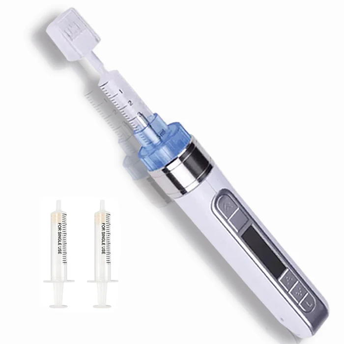 

2020 Hot Selling Acid Hyaluronic Injectable Hyaluronic Pen Mesotherapy Injections With Syringe Mesotherapy Gun, White