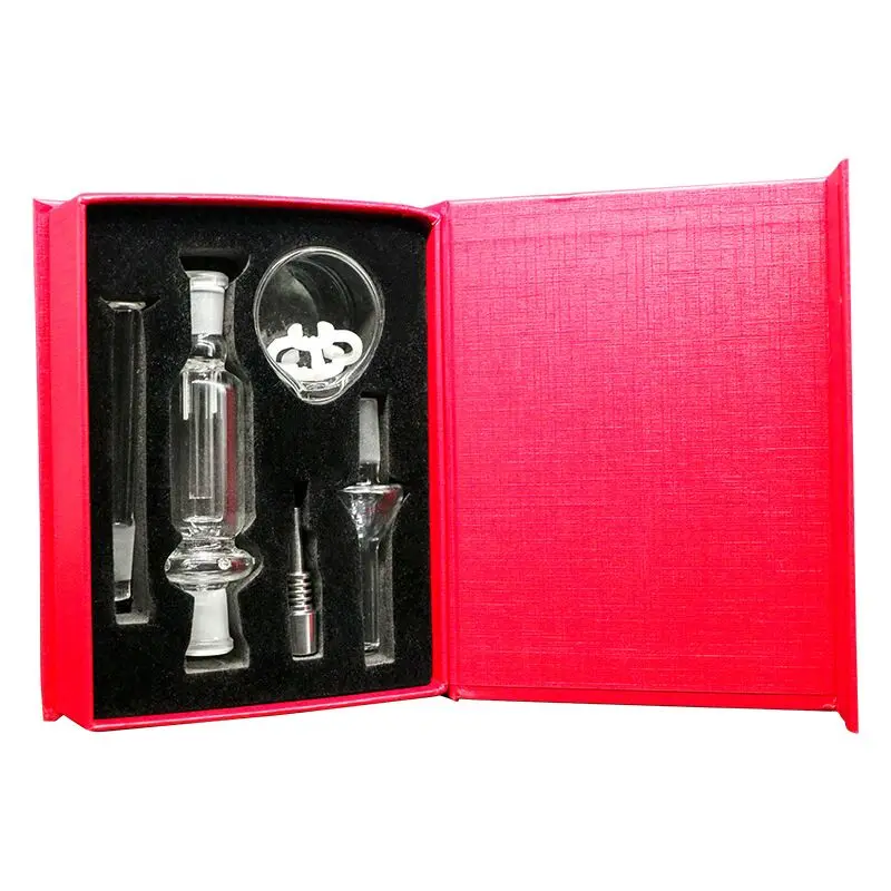 

10mm Titanium Nail Glass And Smoking Sets Nectar Pipes Collector, Mix colors