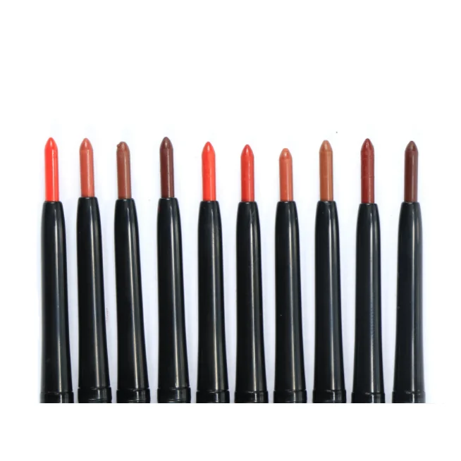 

retractible organic custom logo lipstick and lip liners nude creme lip liner lipliner private label shea butter lip liner