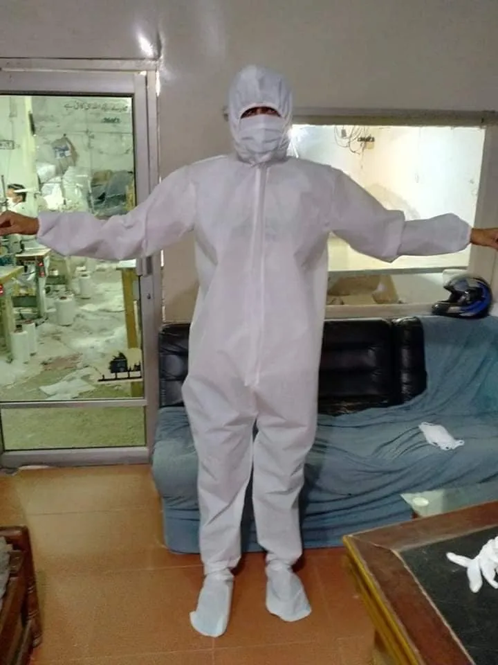 
Malinor Professional En:14126 Protection High-quality non-woven fabric disposal coverall isolation coverall CE Marked 