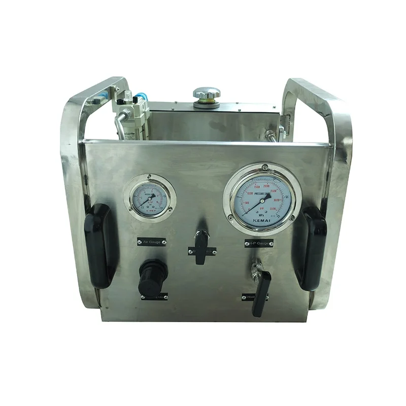 

USUN Model:WS-M45 200-300 Bar small portable air driven hydraulic pump station for hose testing