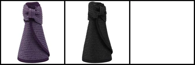 Foldable Sun Visor Hats For Women Summer Wide Brim Hat UV Protection Cap