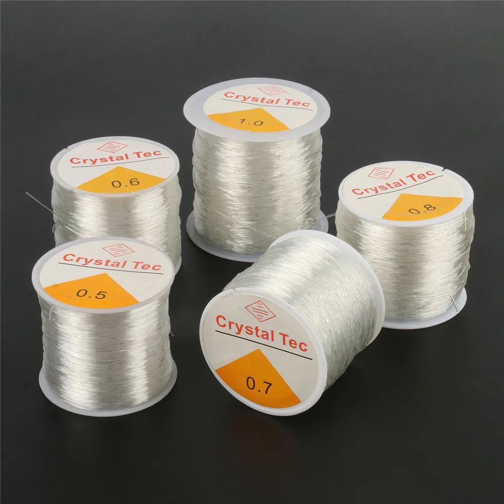 

High Quality Transparent Crystal Stretchy Elastic Line Stringing Beading Wire For Jewelry Making Bracelet