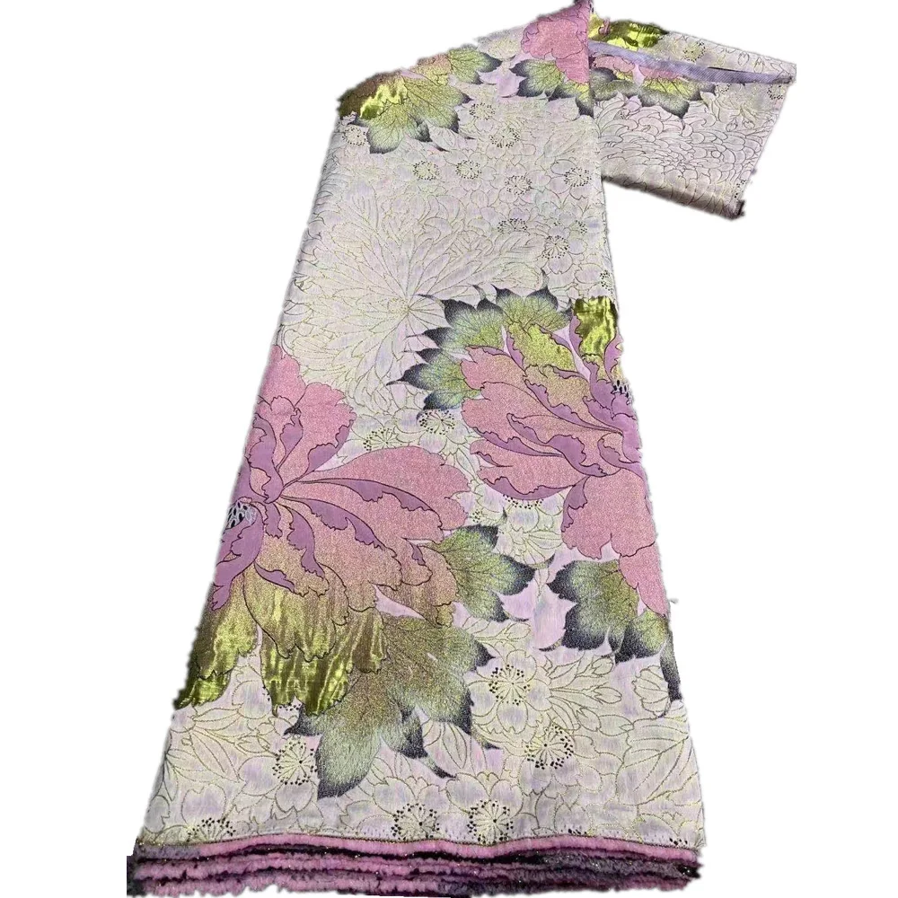 

embroidery print flower jaquard lace SMD13N031