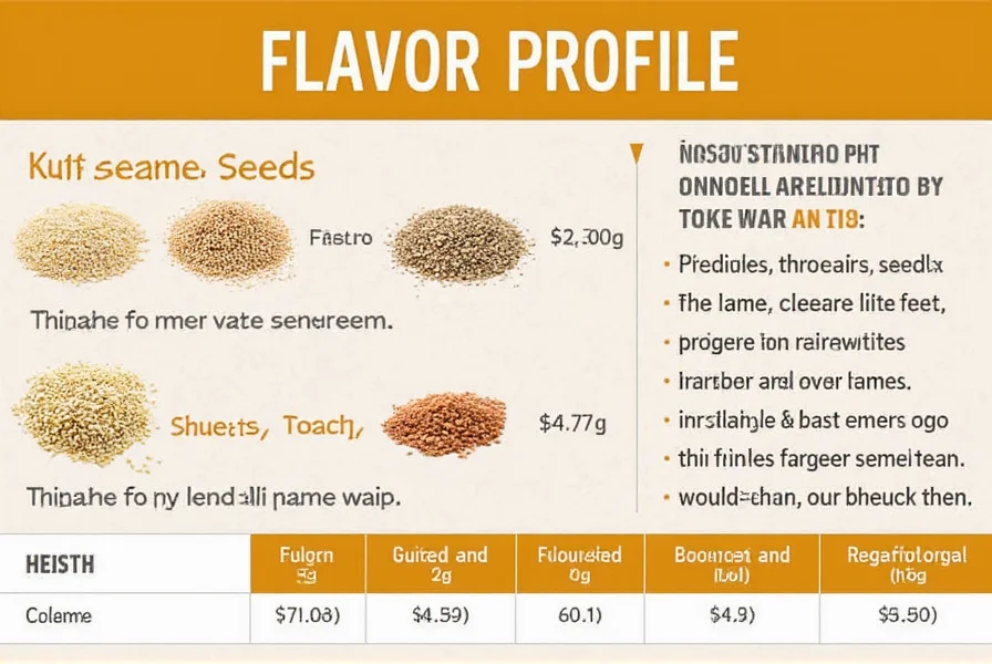 Close-up of toasted sesame seeds in a skillet showing golden brown color