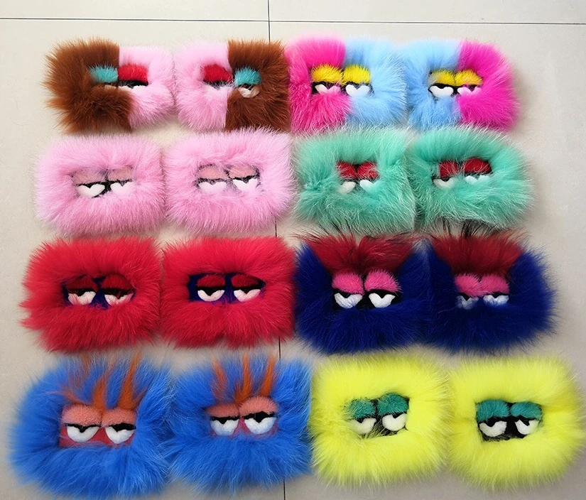 

Wholesale cartoon animal furry fox fur ladies home bedroom slippers