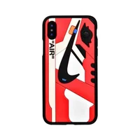 

Fashion AJ sneakers iphone xs max mobile phone case for apple 6/7/8 plus anti-fall silicone phone case