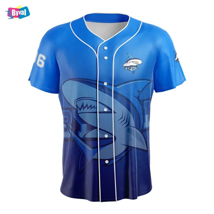 

Byval Baseball Uniforms Custom Full Button Baseball Jersey Wholesale College Games Sublimation Printing Baseball Jerseys, Any color is available