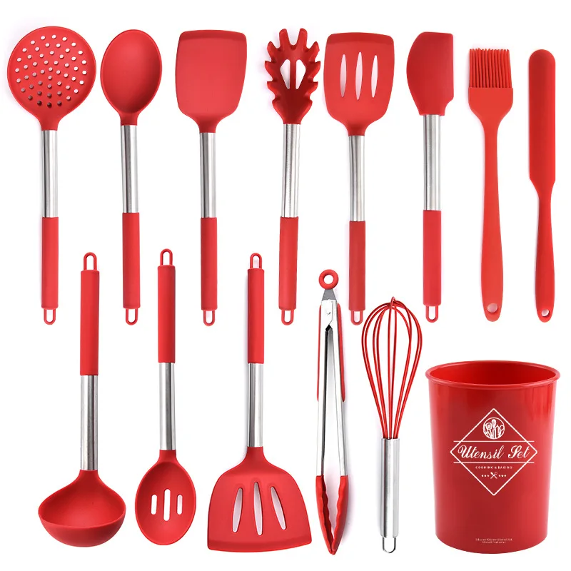 

Best Selling Good Grip Silicone Cooking Utensils Kitchen Utensil Set