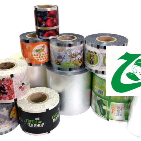 

Feiyang factory customized disposable juice cup plastic sealed cup roll film sealing film