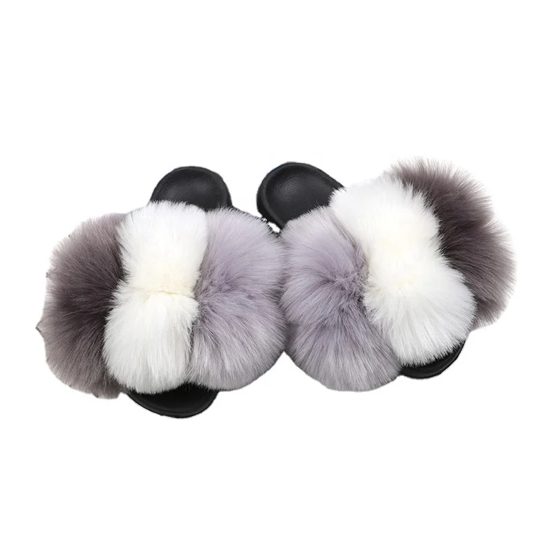 

Chinese fur slipper for women, Show as pictures