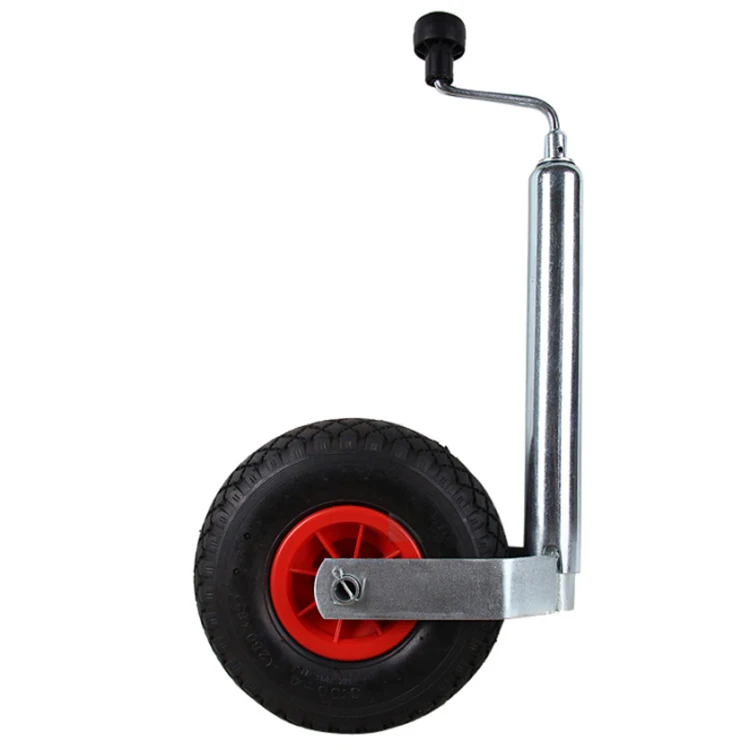 European 48mm Pneumatic Trailer Jacks Jockey Wheel With Clamps Buy