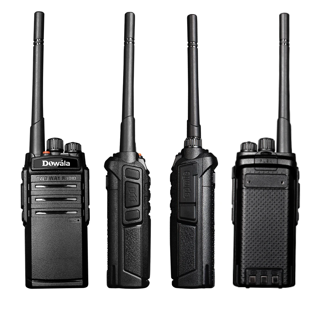 

D500 High Quality 5W 16CH Analog Two Way Radio UHF Long Range Walkie Talkie, Black