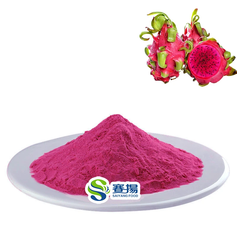 

Dragon Fruit Powder ISO Factory Supply Organic Pitaya Powder Red Dragon Fruit Powder