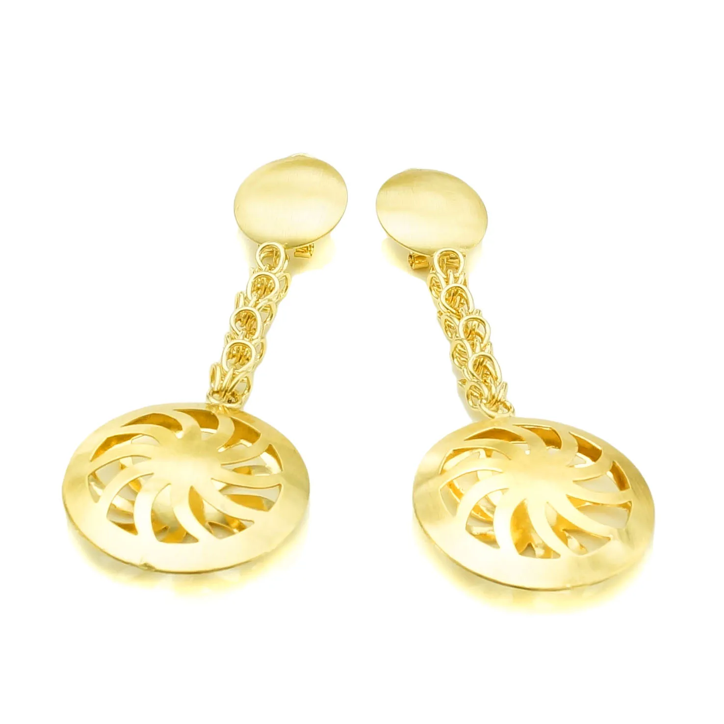 

Yulaili Hot Sale Fashion Earrings Long Hot Wheels Gold Plated Earrings French Ladies Wholesale New Year Party Clothing Gifts