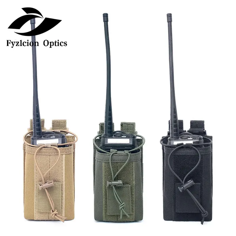 

Outdoor Molle Radio Pouch for Military Use Walkie-Talkie Case Holder Tactical Molle Walkie-talkie Pouch Interphone Storage Bag