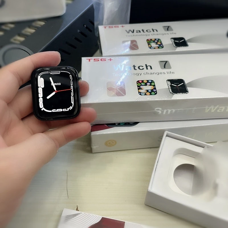 

2022 smart watch T56+ watch 7 and smart bracelet t56+ for gift message notification call reminde smart watch serial 7