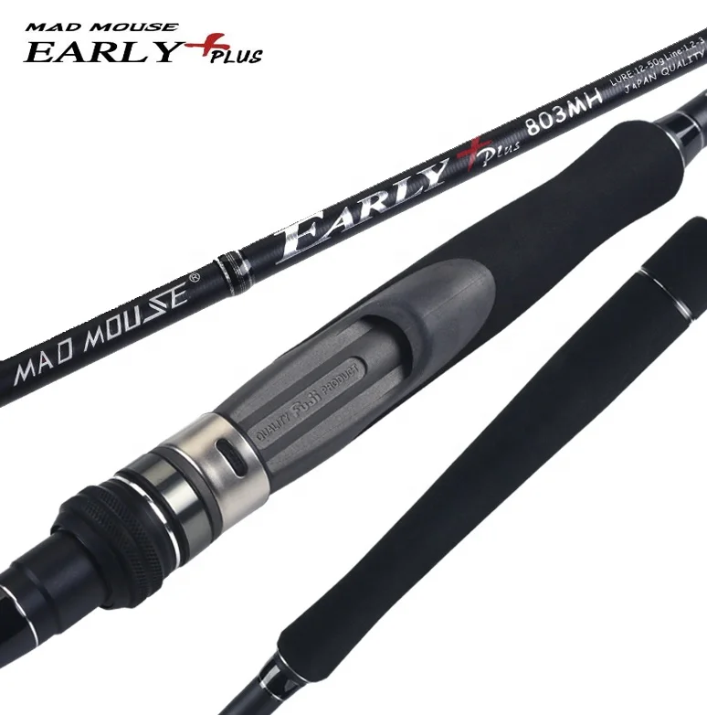 

Madmouse 2.4m 2.7m 2.9m Mh Japan Quality Sea Spinning Fishing Rod FUJI Parts Lure 12-50g Shore Slow Jigging Rod for Saltwater