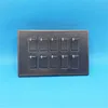 2019 new PC 86*86mm multi control light button wall electric switch