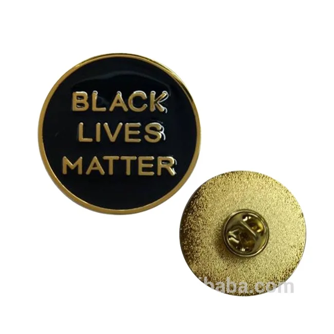 

Black Lives Matter Customized Letter Enamel Lapel Pin for event