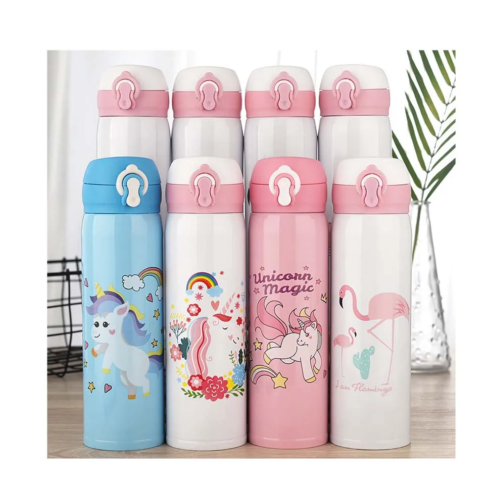 

YIDING School Topsale insulated thermoses unicorn kids water bottle empty lip balm containers popular unicorn bottles, As is or customized