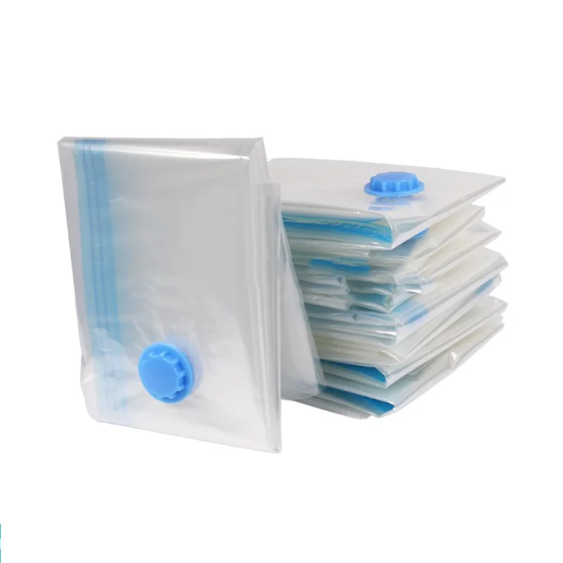 

Reusable Compressed Storage Vacuum Sealer Bag For Cloth Storage, Transparent