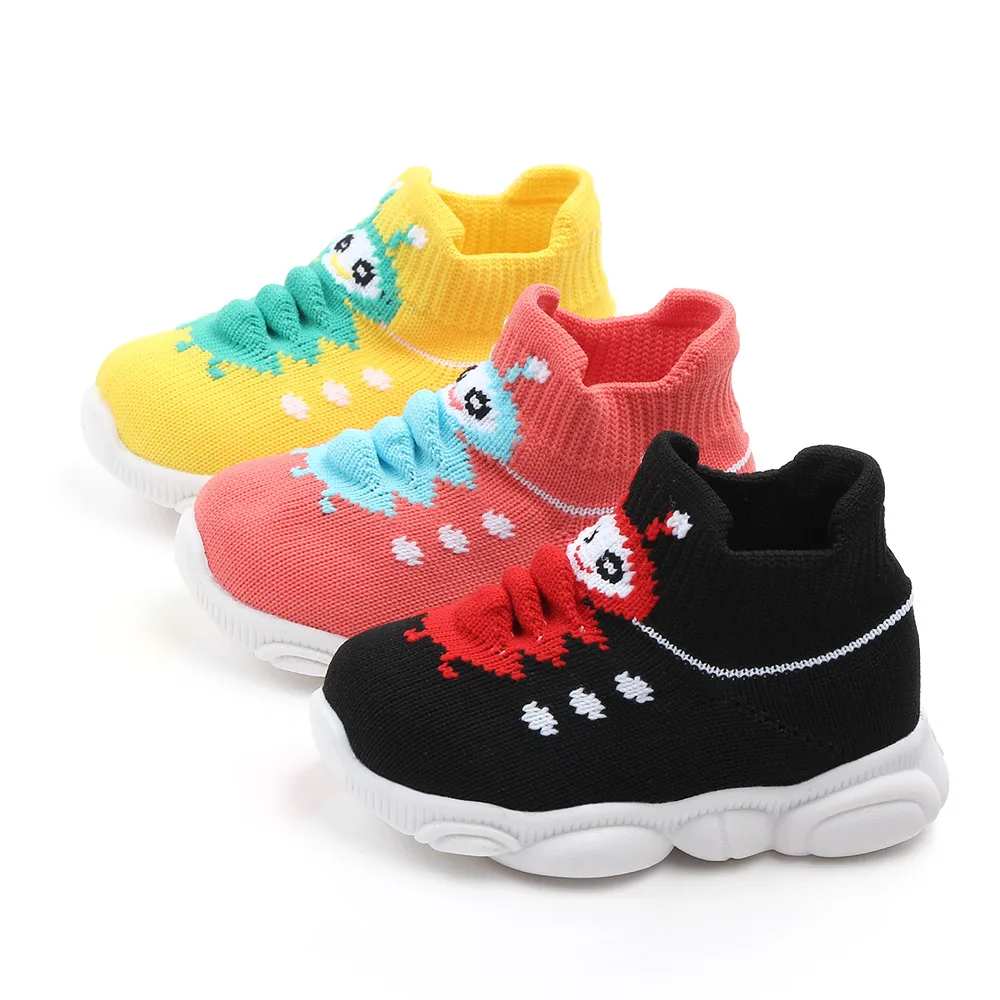 

Cute animal design toddler kids child baby socks shoes anti-slip rubber socks, Red/yellow/black