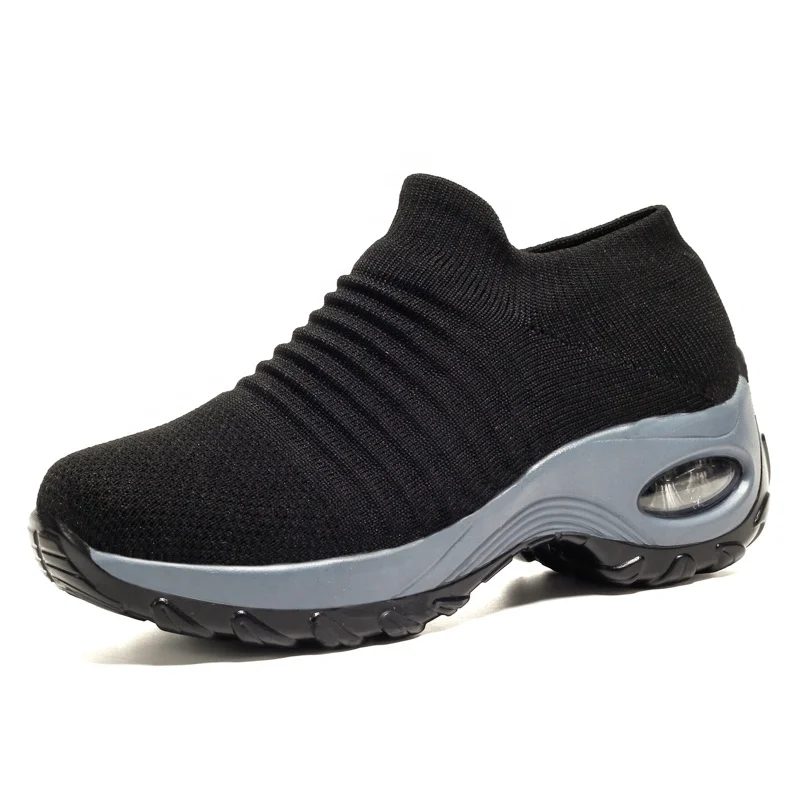 

Amazon hot selling sock shoes women sport sneakers with low price sneakers, 3 colors