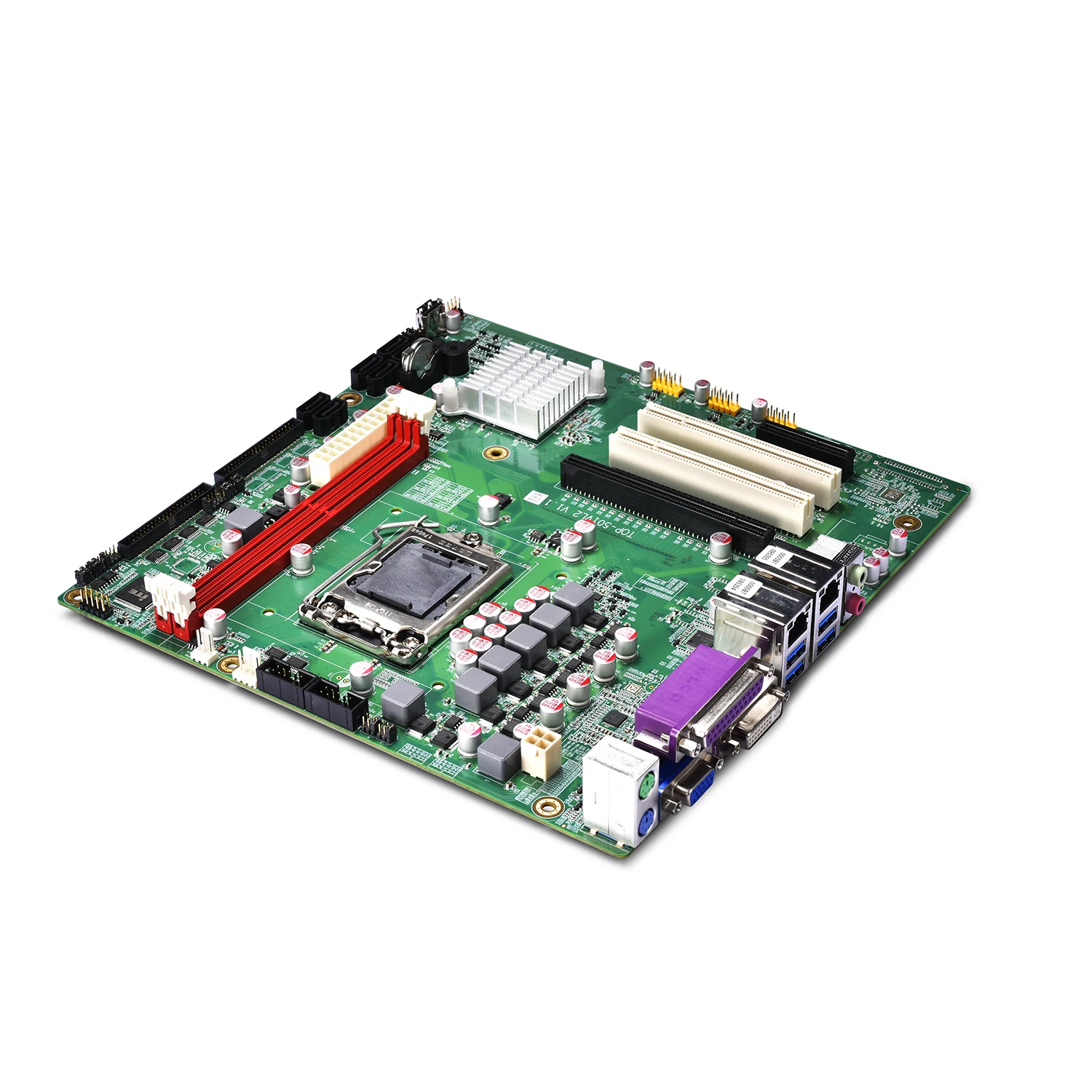 oem pc with 2 lan port fanless design industrial small computer