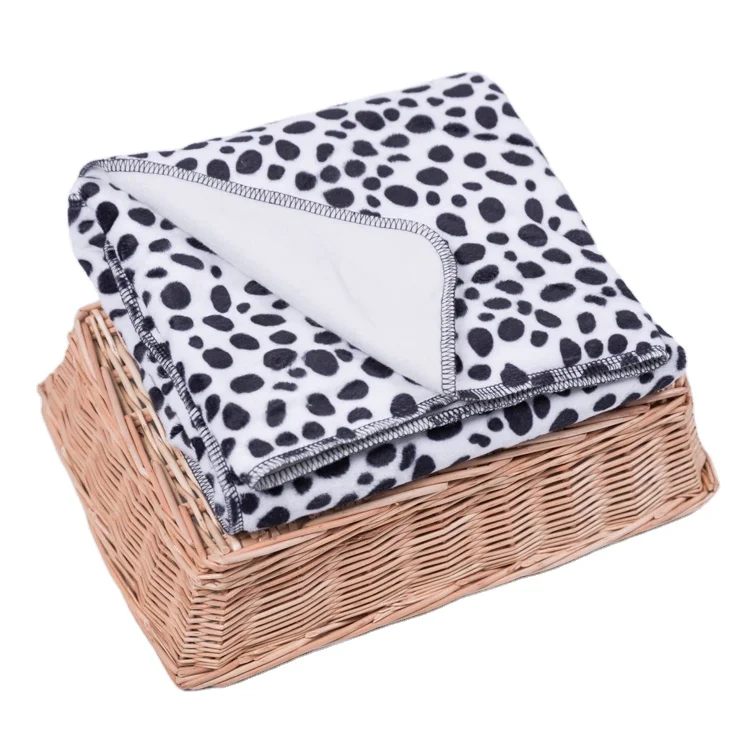 

Wholesale Leopard Polar Fleece Throw Soft Quilt Pet Mat Cat Dog Bed Training Pet Blanket, Speckled