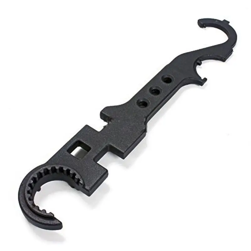 

New Tactical AR15/M4 M16 Armorers Wrench Combo Armorer Spanner Tool Handguard Stock Barrel Remove ar 15 accessories, Black