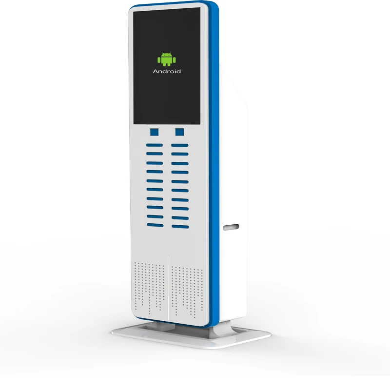 Shared Power Banks Kiosks High Quality 20 Slots 5000mah Sharing Power Bank Station With With Touch Screen For Advertising - ANKUX.COM