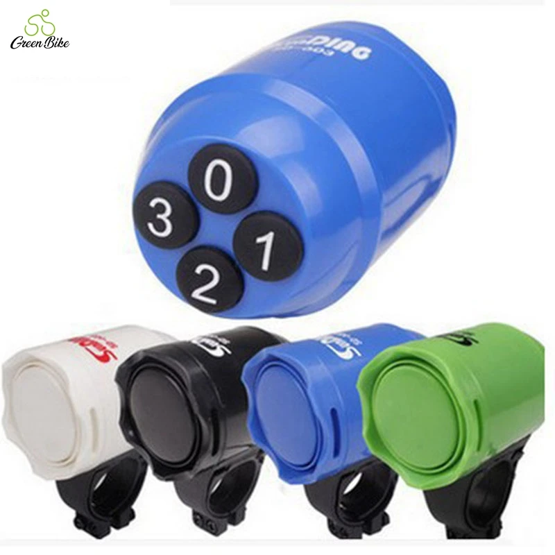 

New Waterproof Loud Cycling Horns MTB Bike Bicycle Handlebar Ring Bell Safety Anti-theft Alarm Speaker bike bell ring, Black