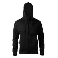 

Wholesale Cotton Gym Zipper Hoodie Custom Men Zip Up Black Hoodies For Men Sport