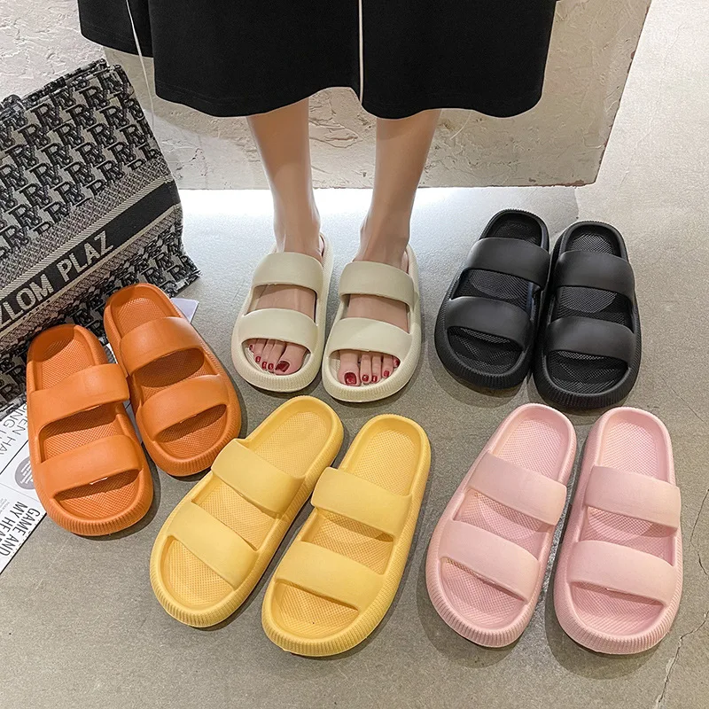 

2022 Summer Beach Bubble Sandals Eva Indoor Custom Designer Ladies Home Slides Slippers For Women