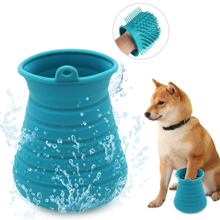 

High Quality Silicone Portable Pet Foot Washer Cup Pet Grooming Massage