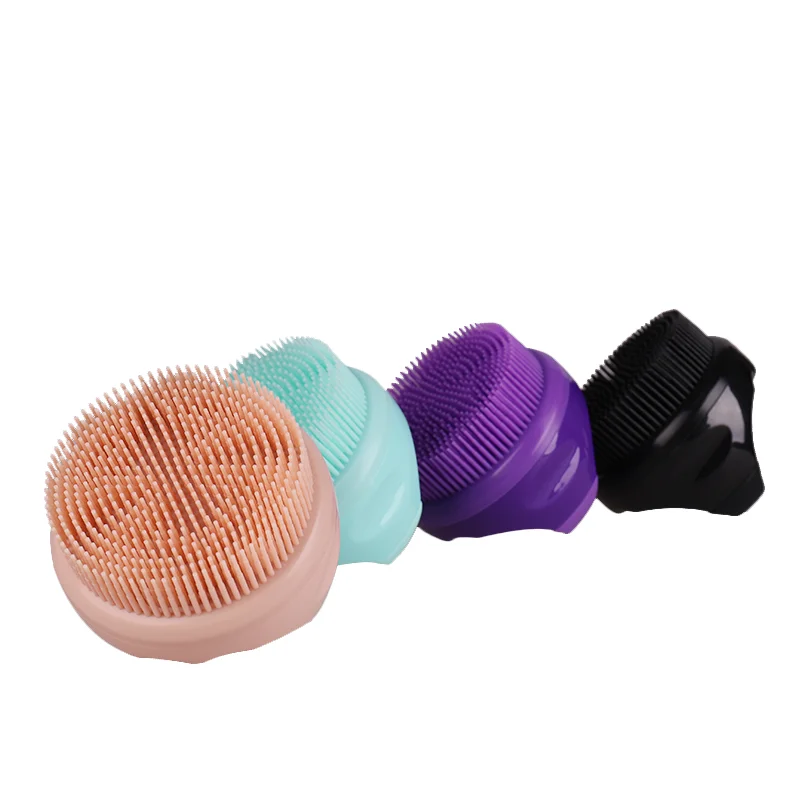 

Lohas Soft Silicone Body Massage Brush Bath Body Massage Brush Shower Scrub Scrubber, Customized color