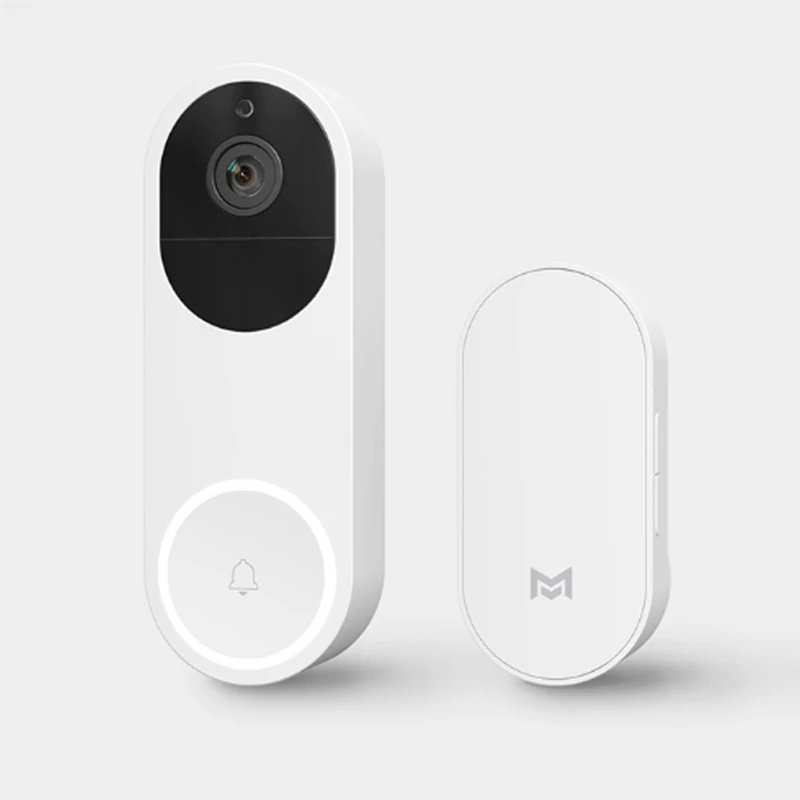 

Original Xiaomi Mijia xiaomo AI Face Identification 1080P IR Night Vision Video Doorbell Set Motion Detection SMS Push Intercom